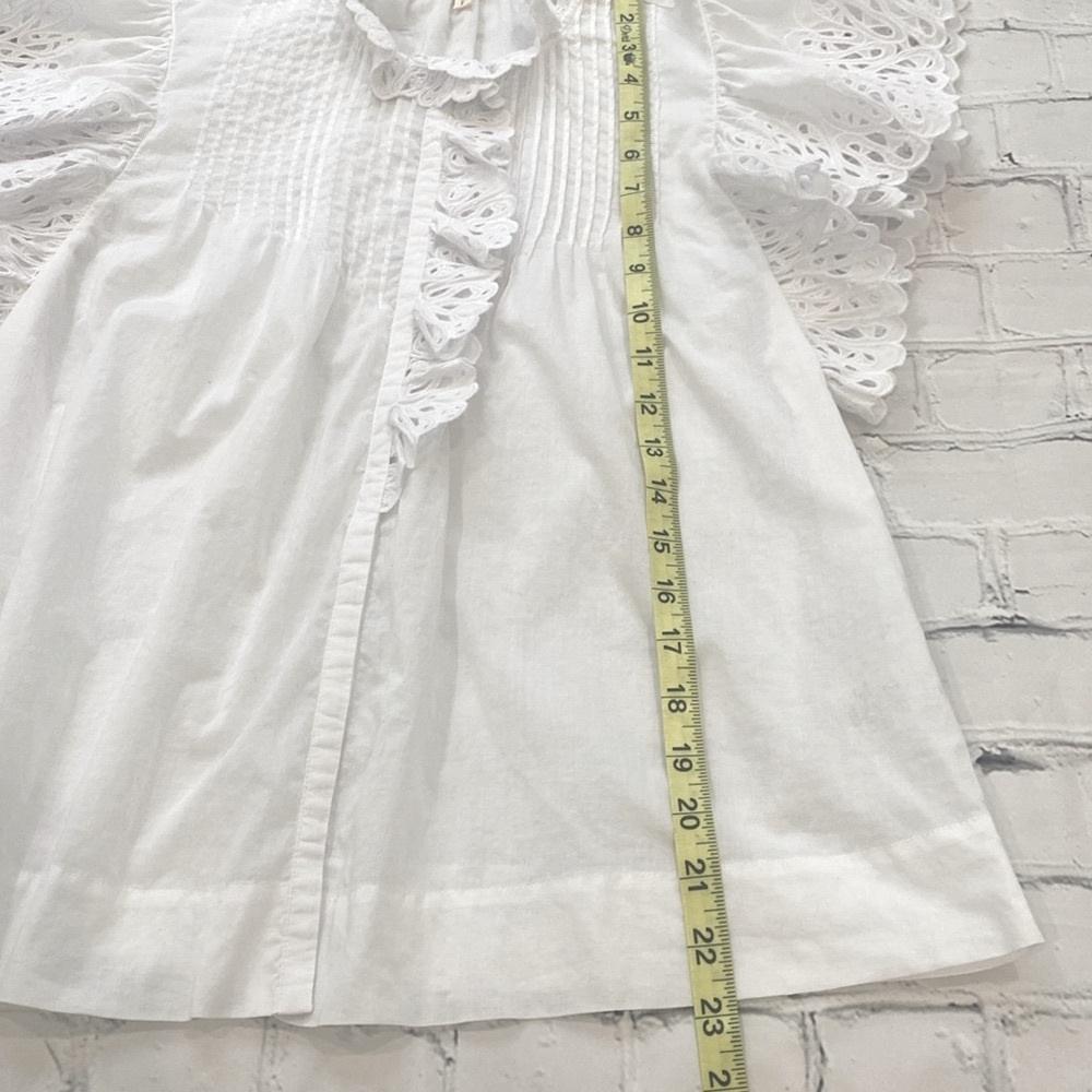 Rebecca Taylor Nouveau Eyelet Cotton Top - Picture 14 of 14